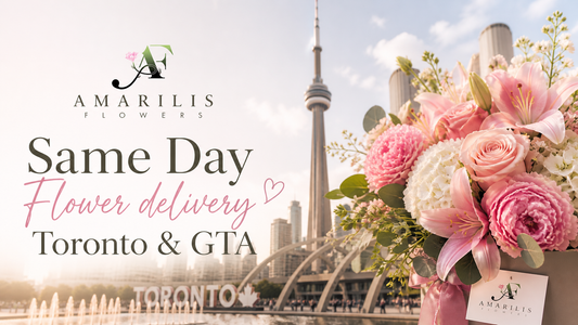 Same day flower delivery Toronto with fresh elegant bouquets available for delivery across Toronto and the GTA