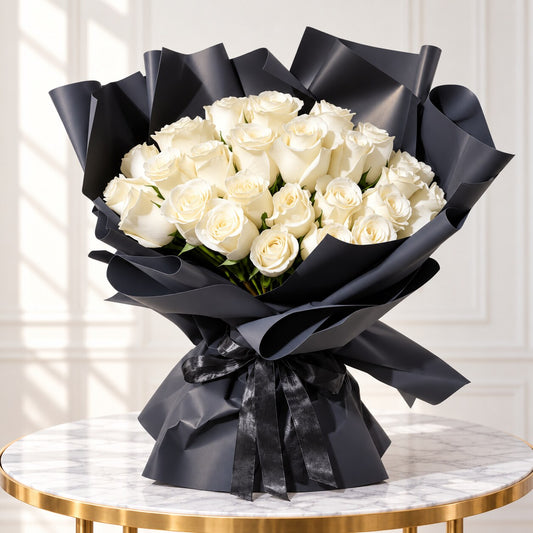 birthday-rose-bouquet-white-roses.