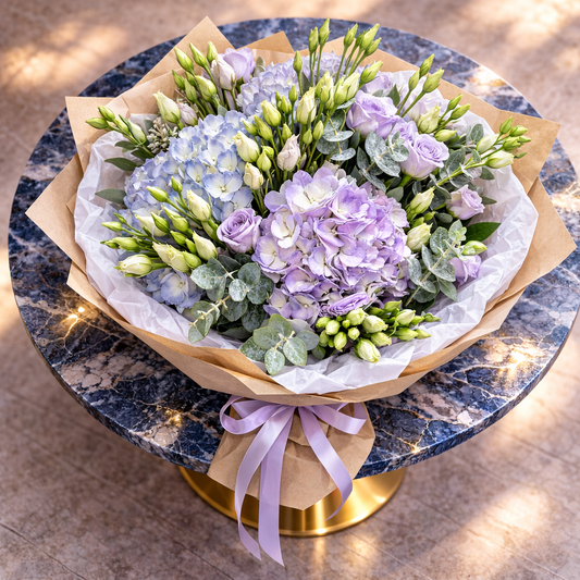 lavender birthday flower bouquet Toronto pastel flowers