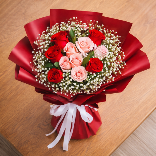 Romantic flower bouquet with Toronto flower delivery