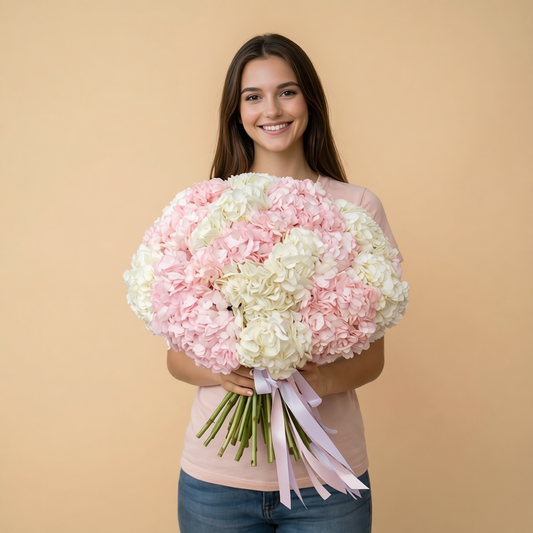 Luxury hydrangea bouquet Azure Cloud by Amarilis in Toronto