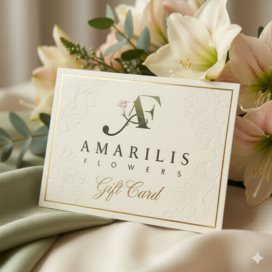 igital flower gift card by Amarilis florist in Toronto with instant email delivery