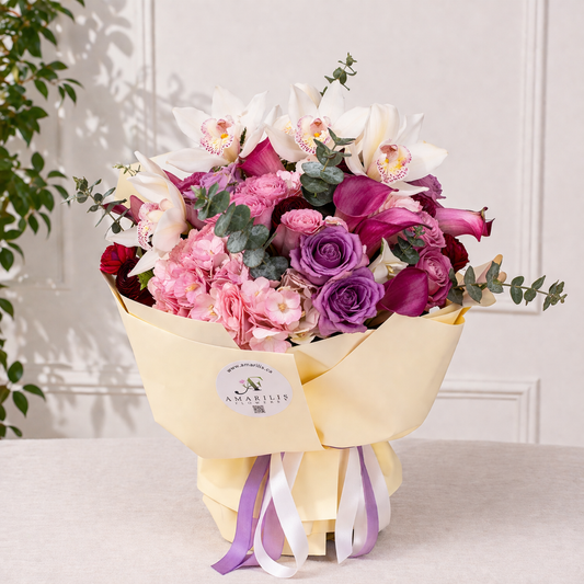 luxury orchid bouquet Toronto elegant floral design
