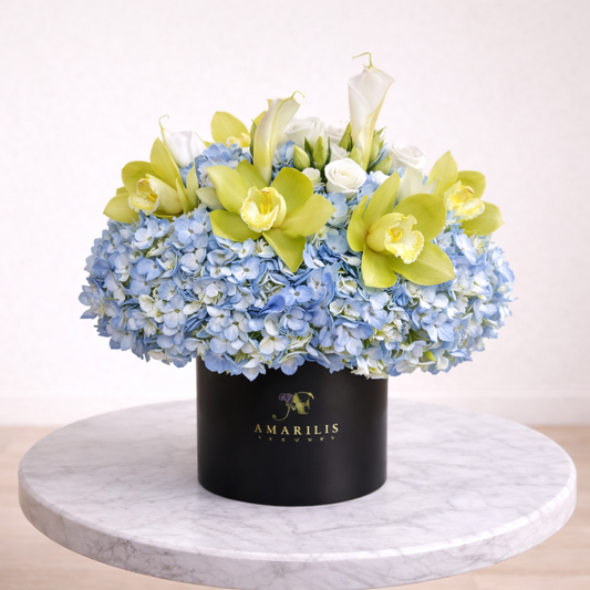 premium luxury flower arrangement Toronto hydrangea floral design