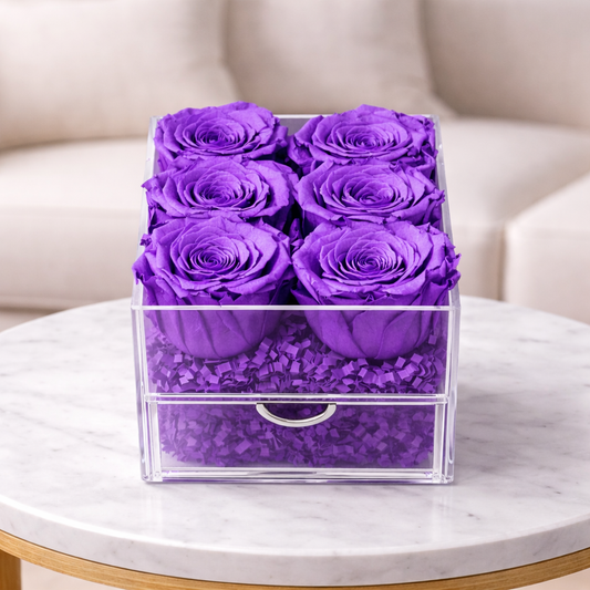 Same day flower delivery Toronto GTA preserved roses arrangement
