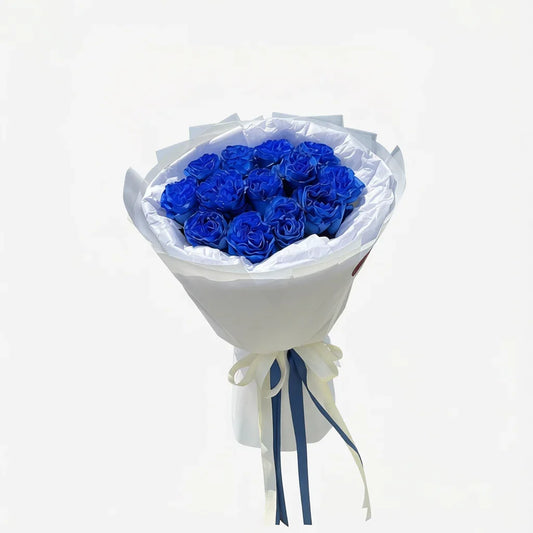 Luxury blue roses bouquet Twilight Sapphire available for delivery in Toronto