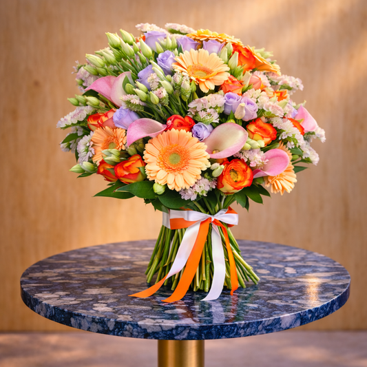 birthday flower delivery toronto birthday bouquet vibrant spring flowers
