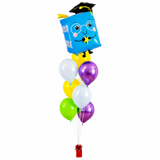 Graduation Book Balloon Bouquet