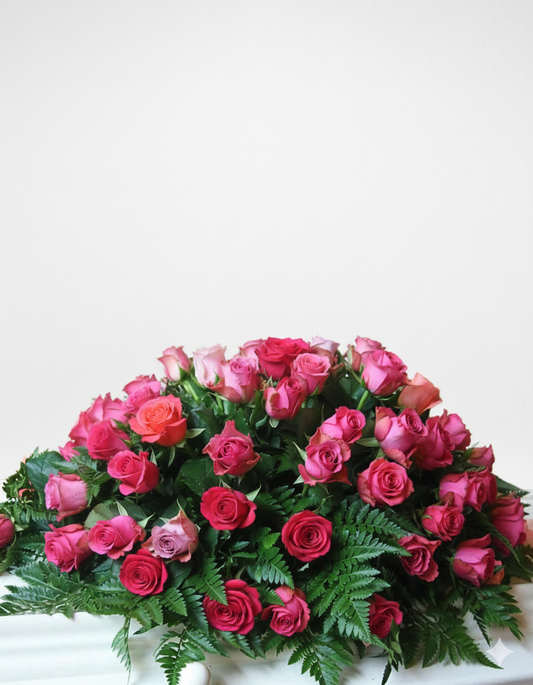 Elegant Blush Reminiscence rose bouquet available for same day flower delivery in Toronto GTA