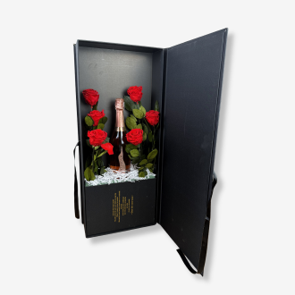 Eternal Rose & Wine Luxe Box