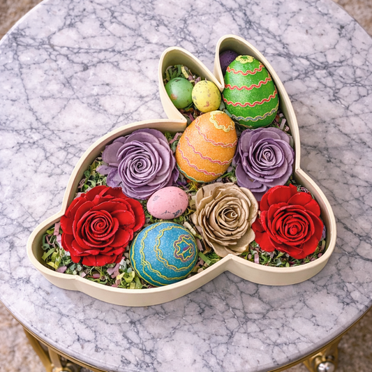same day flowers Toronto unique Easter flower box arrangement