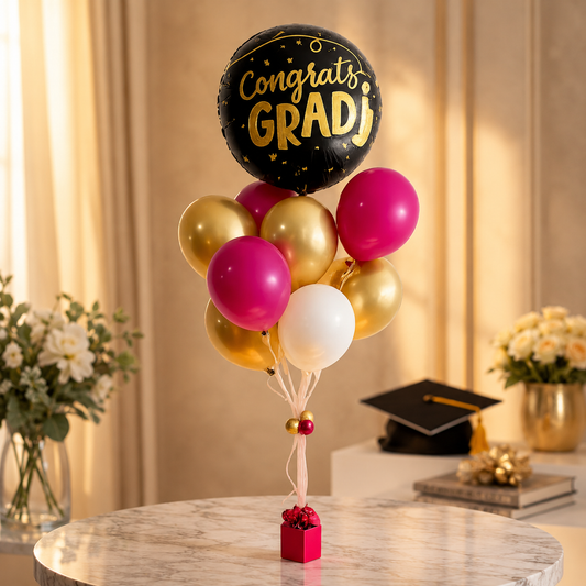 Graduation Balloon Bouquet Delivery for graduation celebrations