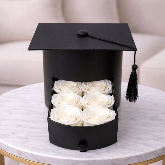 Graduation flower box same day delivery
