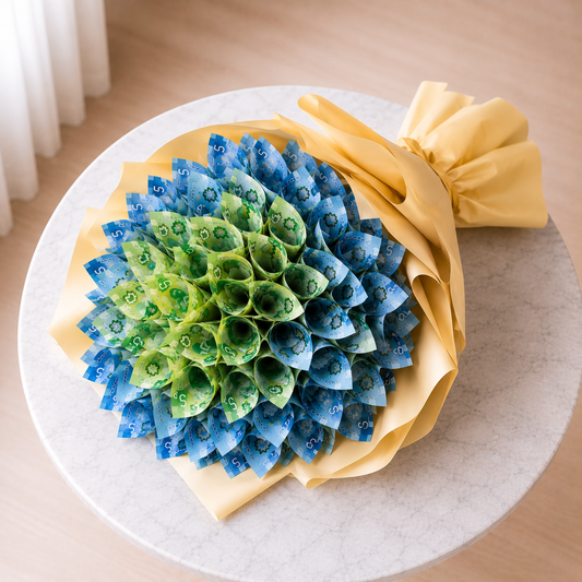 Graduation Money Bouquet Arrangement cash flower bouquet gift