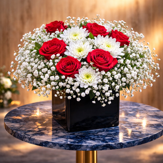 same day flower delivery toronto white roses arrangement