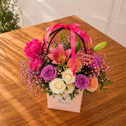 mini luxury flower bag Toronto elegant small floral gift