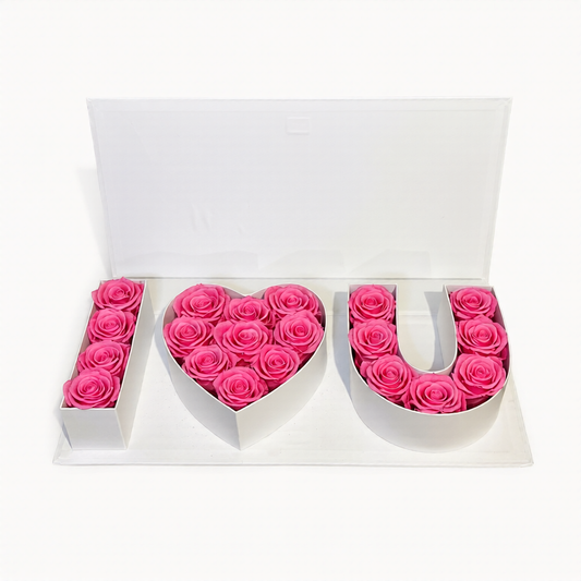 Purple preserved roses box Richmond Hill – luxury flower delivery GTA