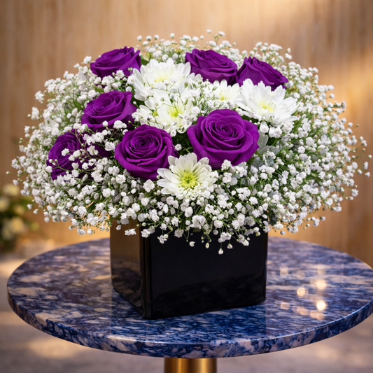 luxury white floral centerpiece ceramic vase