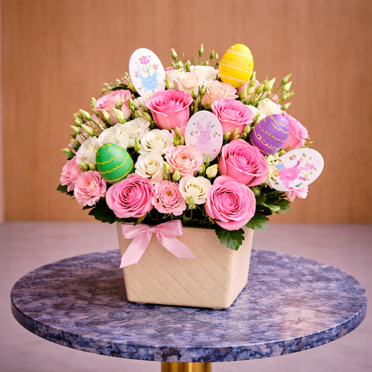 Luxury flower delivery Toronto bouquet in pastel colors perfect for spring gifting